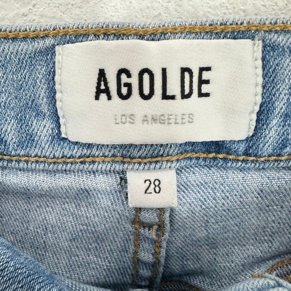 AGOLDE Los Angeles Denim Jeans Sophie Size 28 Light Wash High Rise Classic‎ - Picture 4 of 9